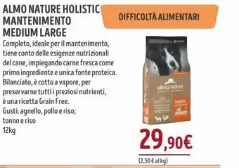 Almo nature holistic mantenimento medium large