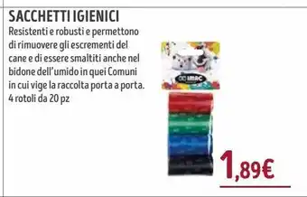 Il Gigante Sacchetti igienici offerta