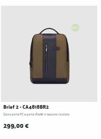 Zaino porta pc e porta ipad