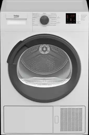 Euronics Beko - asciugatrice edr927a - 9 kg - a++-bianco / antracite offerta