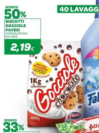 Ekom Gocciole Pavesi Biscotti 1kg offerta