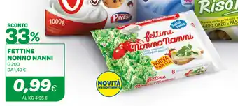 Ekom Fettine Nonno Nanni 200g offerta