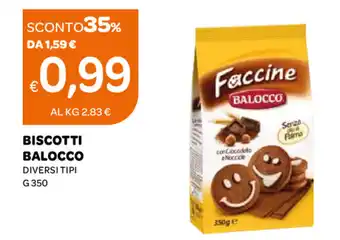 Ekom Balocco Biscotti 350g offerta