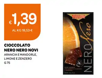 Ekom Novi Nero Nero Cioccolato 75g offerta