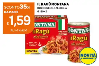 Ekom Montana IL Ragù 180g x 2 offerta
