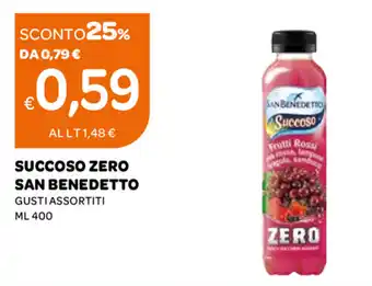 Ekom San Benedetto Succoso Zero 400ml offerta