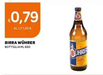 Ekom Wührer Birra 660ml offerta