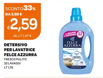 Ekom Felce Azzurra Detersivo per Lavatrice 1,76lt offerta