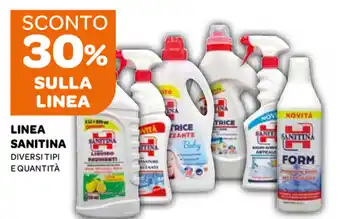 30% Sconto Sanitina Linea