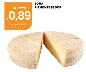 Ekom Toma Piemontese Dop offerta