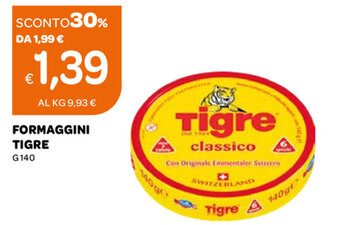 Ekom Tigre Formaggini 140g offerta