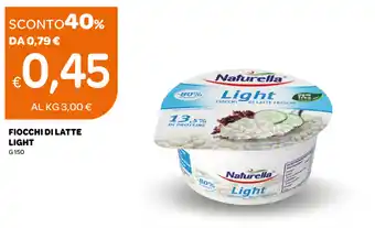 Ekom Naturella Light Fiocchi di Latte 150g offerta