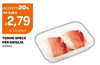 Tomini Speck per Griglia 100g x 2