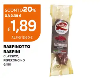 Ekom Raspini Raspinotto 150g offerta