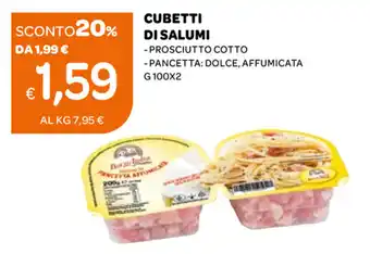 Ekom Cubetti di Salumi 100g x 2 offerta