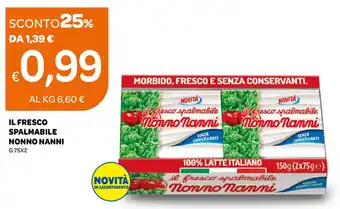 Ekom Nonno Nanni IL Fresco Spalmabile 75g x 2 offerta