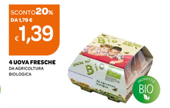 Ekom 4 Uova Fresche offerta