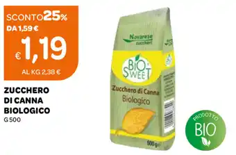 Ekom Bio Sweet Zuccheri di Canna Biologico 500g offerta