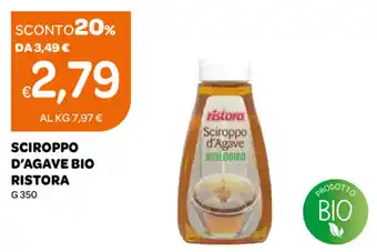 Ekom Ristora Sciroppo D'Agave Bio 350g offerta