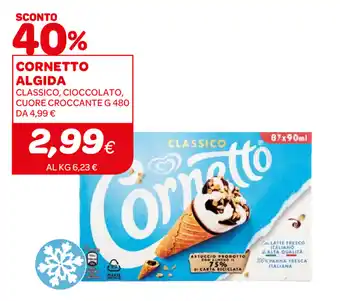 Ekom Algida Cornetto 480g offerta
