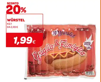 Ekom Würstel 1kg offerta