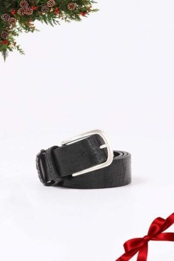 Sonny Bono Cintura in pelle effetto used nero offerta