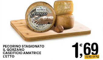 Gecop Amatrice Pecorino Stagionato IL Gorzano Caseificio L'Etto offerta