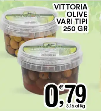 Gecop Vittoria Olive Vari Tipi 250gr offerta