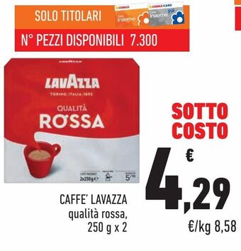 Conad City Caffè lavazza offerta