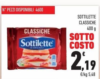 Conad City Sottilette classiche offerta