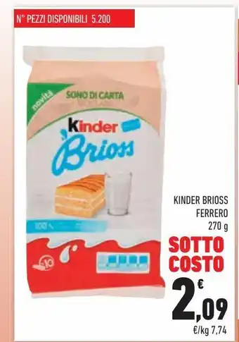 Conad City Kinder brioss ferrero offerta