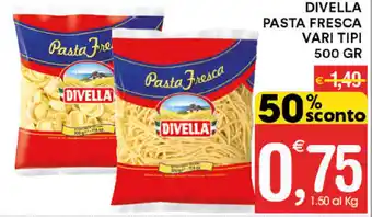 Gecop Divella Pasta Fresca Vari Tipi 500gr offerta