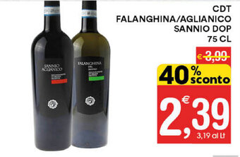 Gecop CDT Falanghina/Aglianico Sannio DOP 75cl offerta