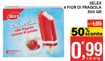 Selex 6 Fior Di Fragola 300gr