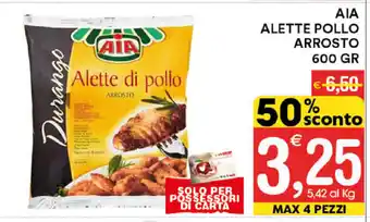 Gecop Aia Alette Pollo Arrosto 660gr offerta