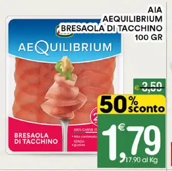 Gecop Aia Aequilibrium Bresaola di Tacchino 100gr offerta