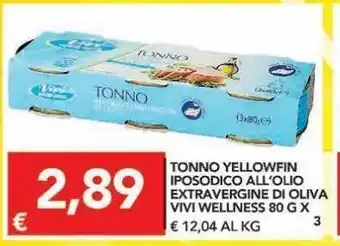 TuoDi Tonno yellowfin iposodico all'olio extravergine di oliva vivi wellness offerta