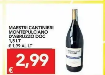 Maestri cantinieri montepulciano d'abruzzo doc