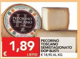 TuoDi Pecorino toscano semistagionato dop busti offerta