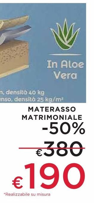 Outlet Divani Materasso matrimoniale offerta