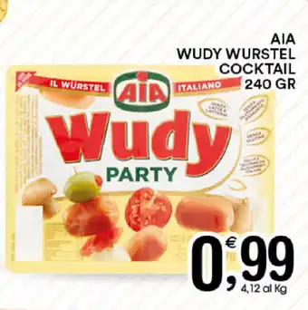 Gecop Aia Wudy Wurstel Cocktail 240gr offerta