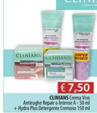 Acqua & Sapone Clinians Crema Viso Antirughe Repair offerta