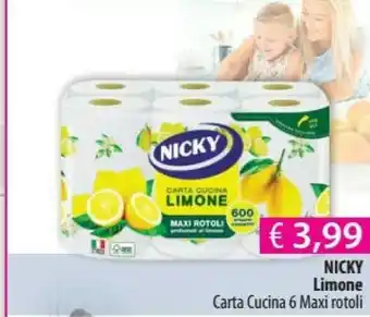 Acqua & Sapone Nicky Cucina Limone offerta