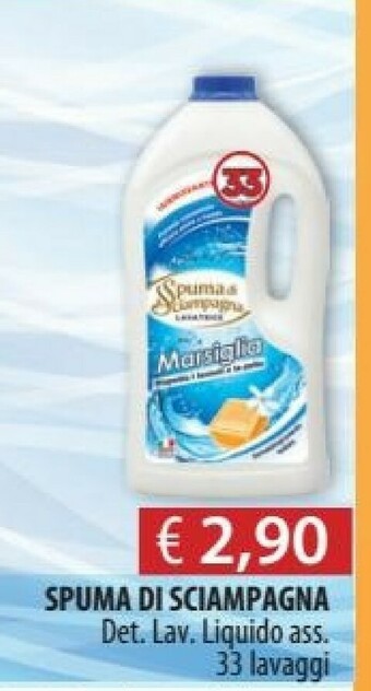 Acqua & Sapone Spuma di Sciampagna Detersivo Lavatrice Liquido offerta