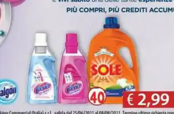 Acqua & Sapone Sole Detergente Per Lavatrice offerta