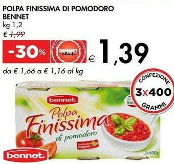 Bennet Bennet Polpa Finissima Di Pomodoro offerta
