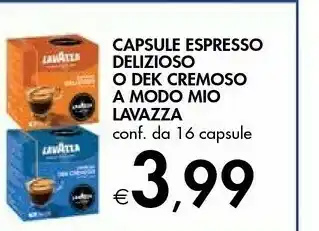 Bennet Lavazza Capsule Espresso Delizioso offerta