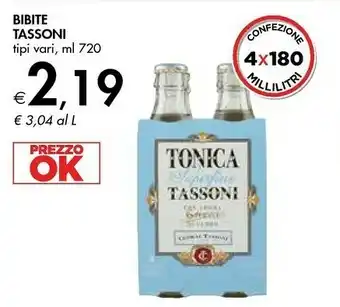 Bennet Tassoni Bibite offerta