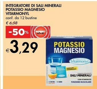 Bennet Vitarmonyl Integratore Di Sali Minerali Potassio Magnesio offerta