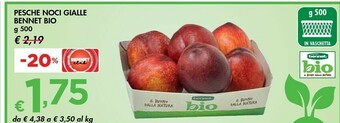 Bennet Bennet Pesche Noci Gialle Bio offerta